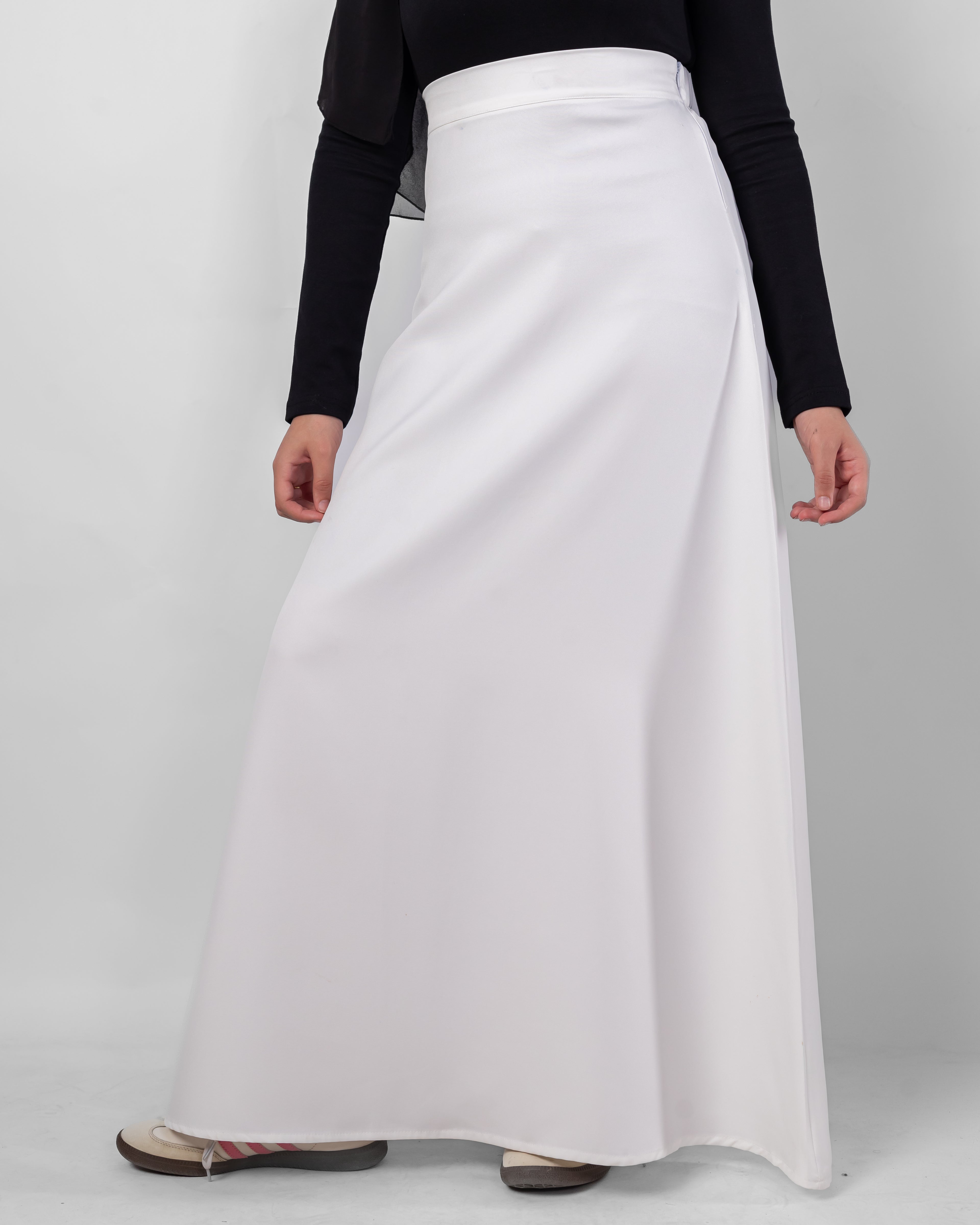 Nada — A-Line Off-White Skirt