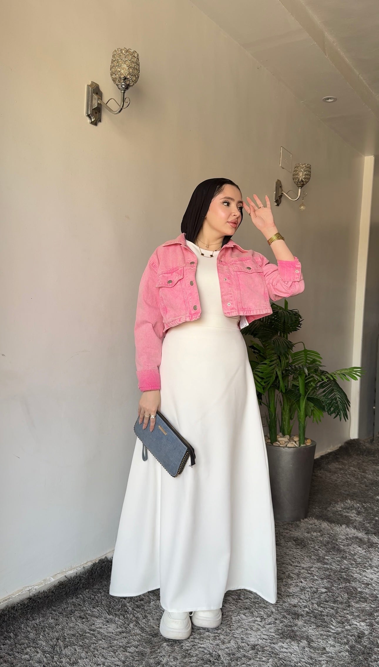 Nada — A-Line Off-White Skirt