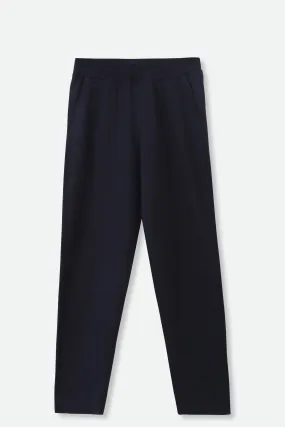 PAIGE PANT IN DOUBLE KNIT HEATHERED PIMA COTTON