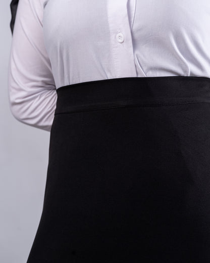 Kholoud — A-Line Black Skirt