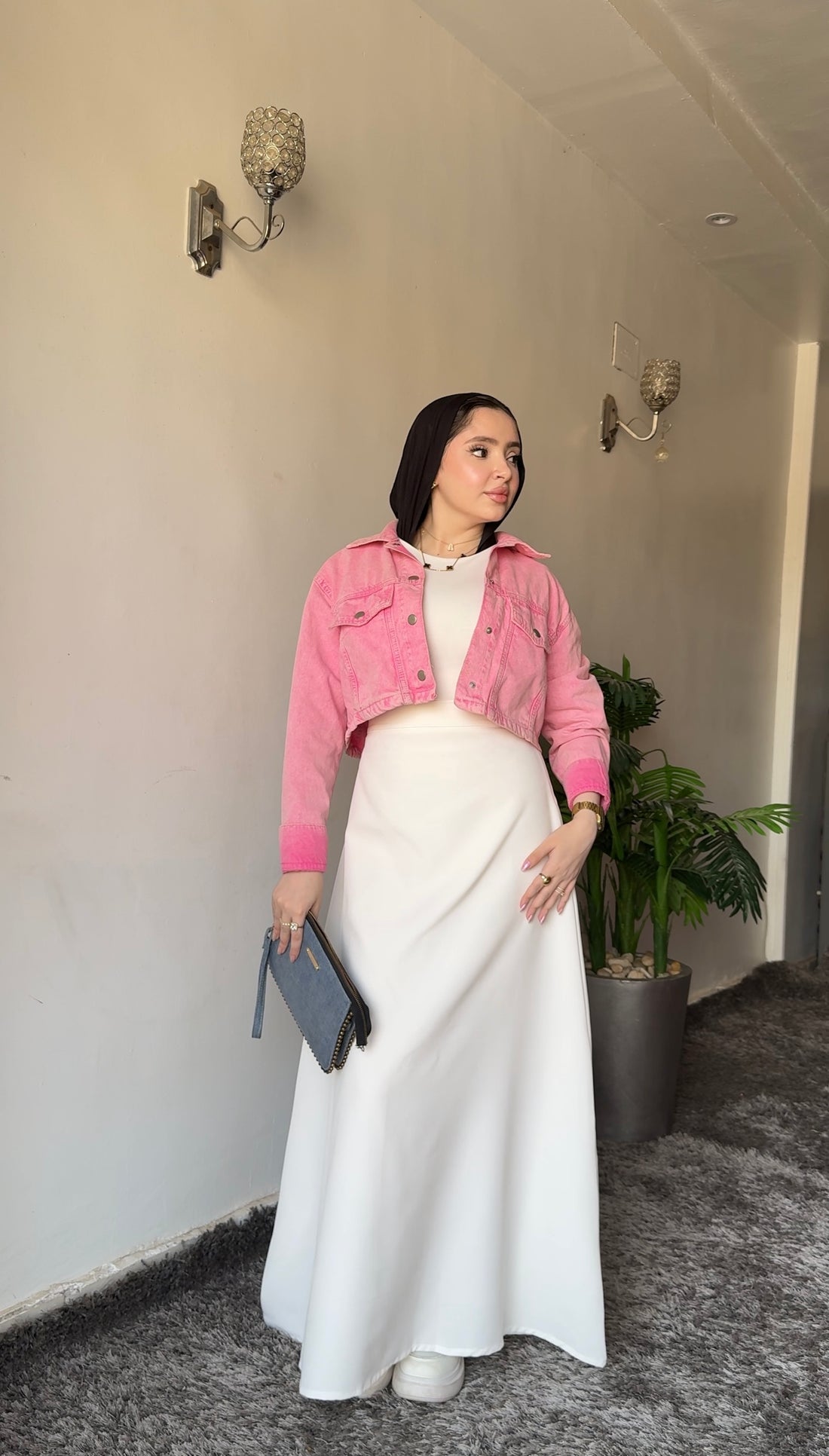 Nada — A-Line Off-White Skirt