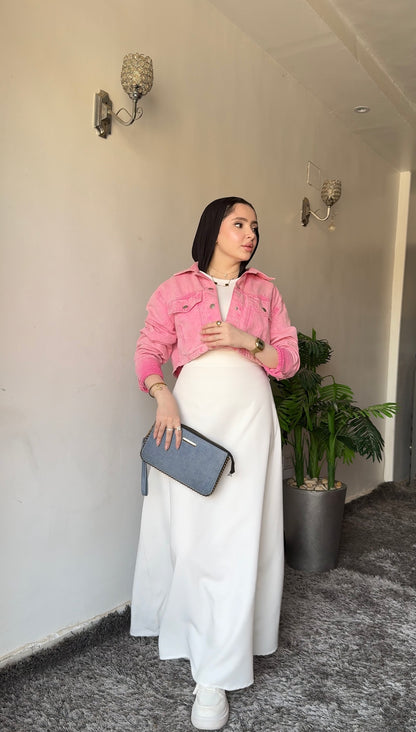 Nada — A-Line Off-White Skirt