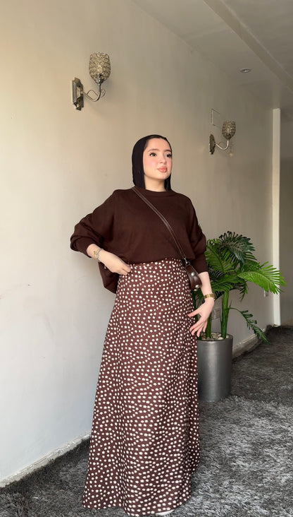 Nour — Daisy Print Floral Skirt