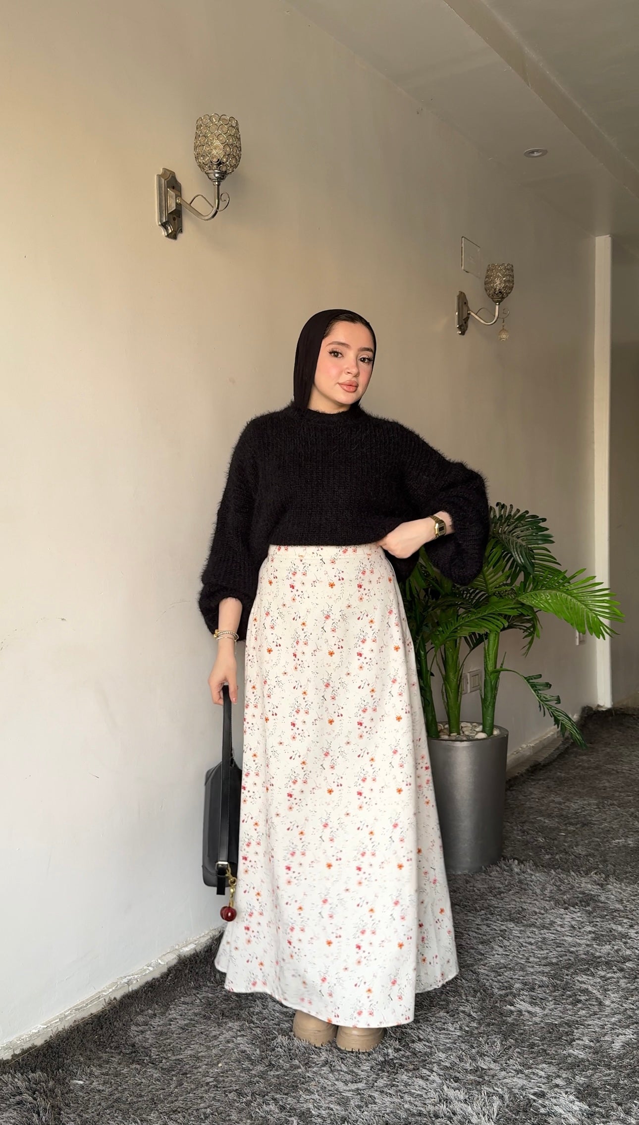 Floral skirt