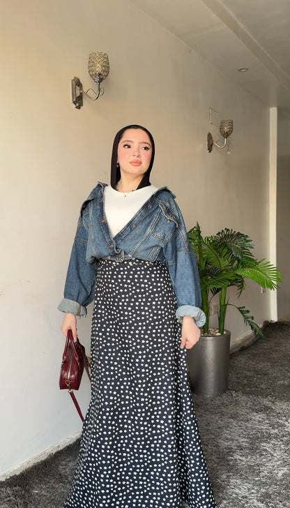 Nour — Daisy Print Floral Skirt