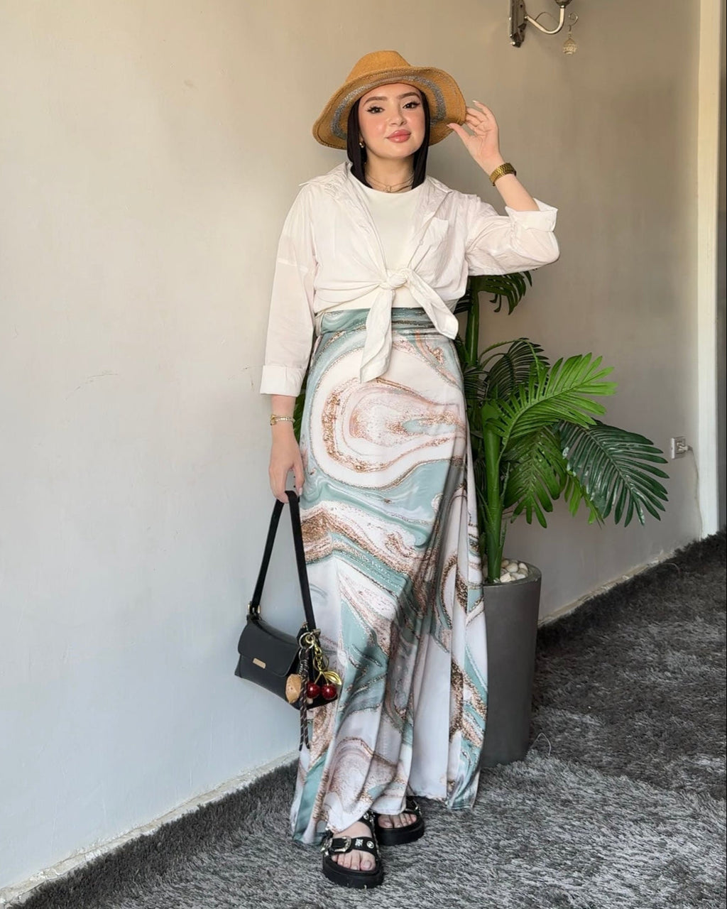 Marble skirt