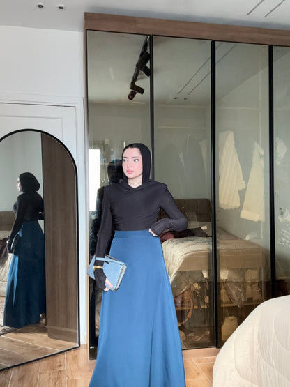 Amwaj — A-Line Petroleum Skirt