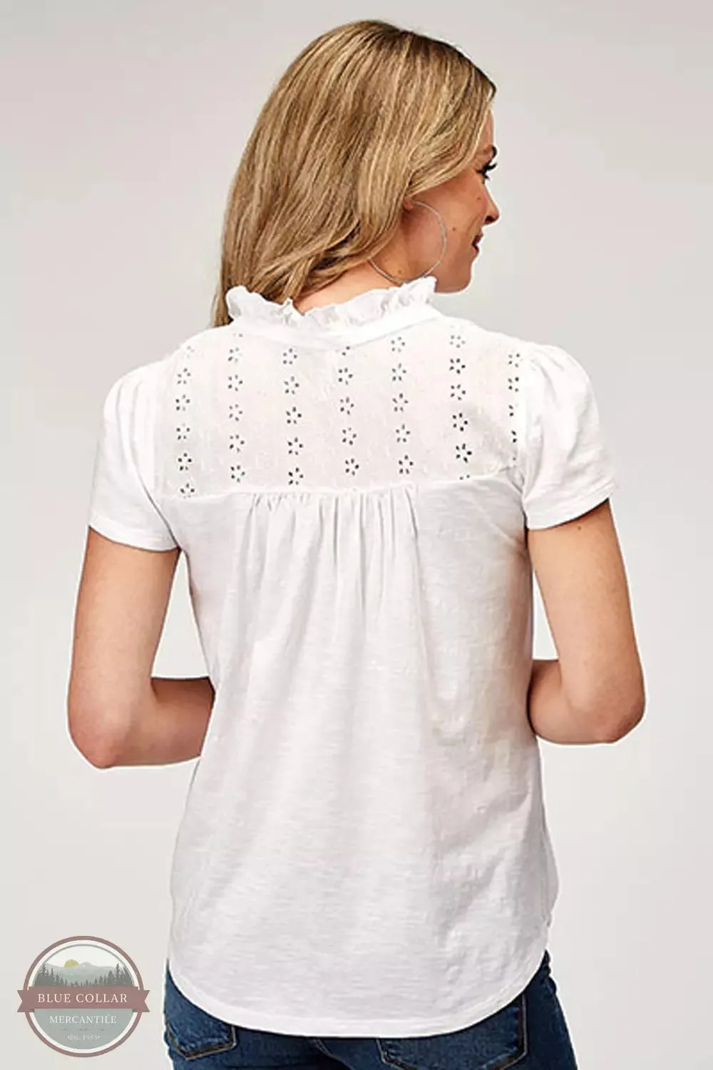 03-039-0513-3079 WH White Victorian Peasant Top