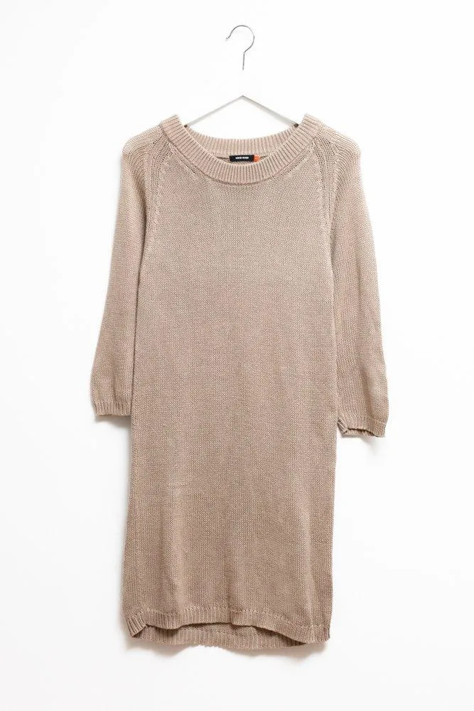 0452_WOOD WOOD COTTON NUDE DRESS