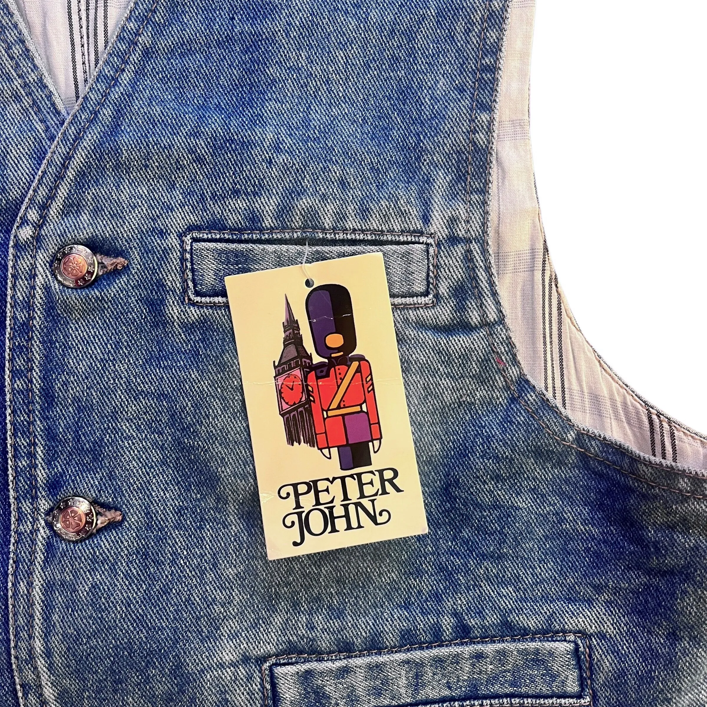 1980's Denim Waistcoat 10-12Y