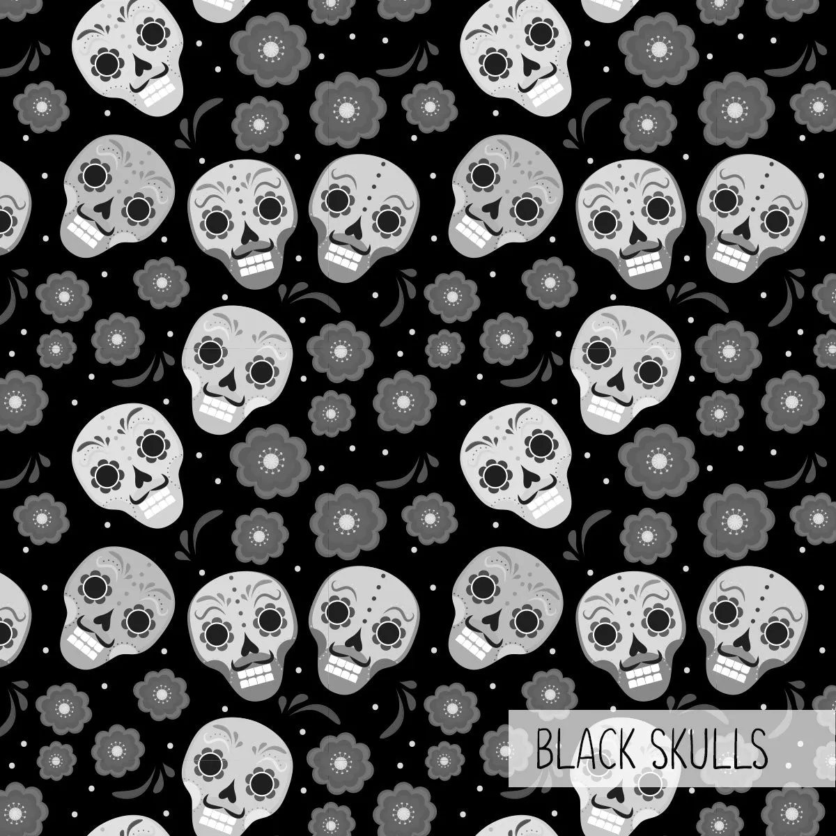 2 in 1 Double Layer Ultra Shorts | Black Skulls