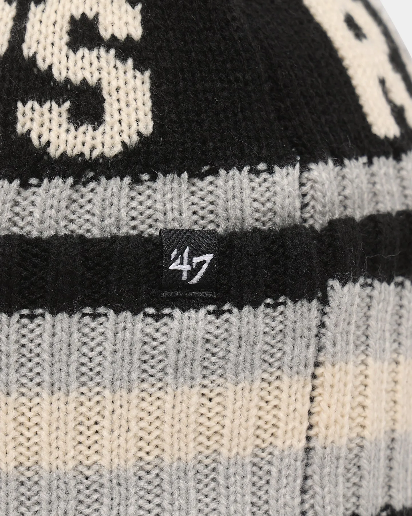 47 Brand Las Vegas Raiders Bering Cuff Knit Beanie Black