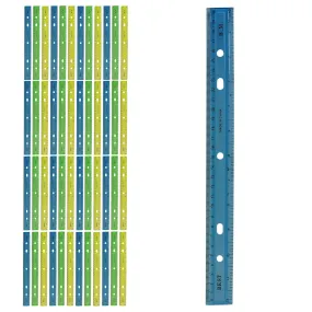 48 12" Rulers - Bulk School Supplies Wholesale Case of 48 Rulers