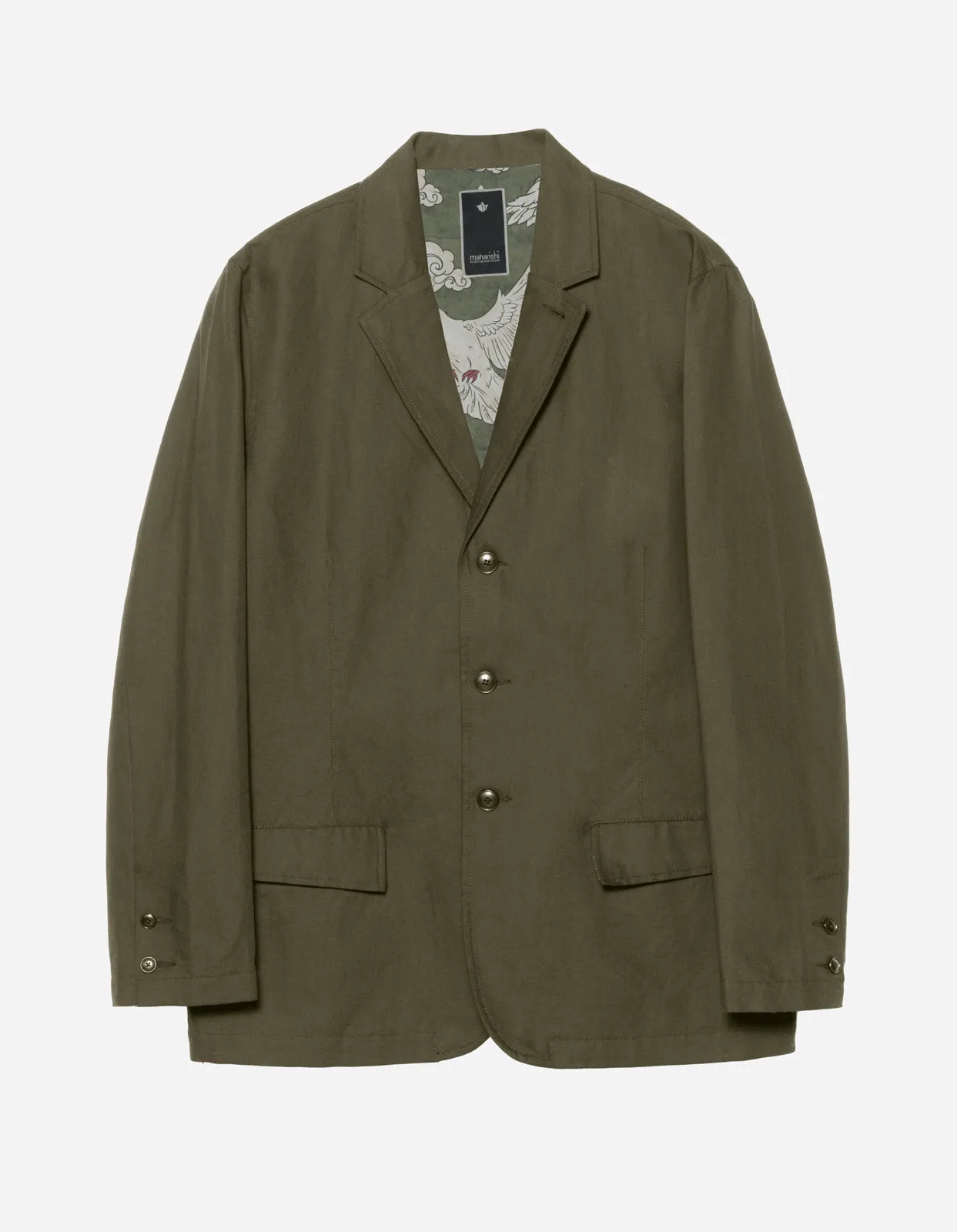 5287 Hemp Blazer Olive OG-107F