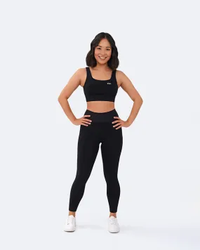 7/8 High-Waisted Leggings in Black