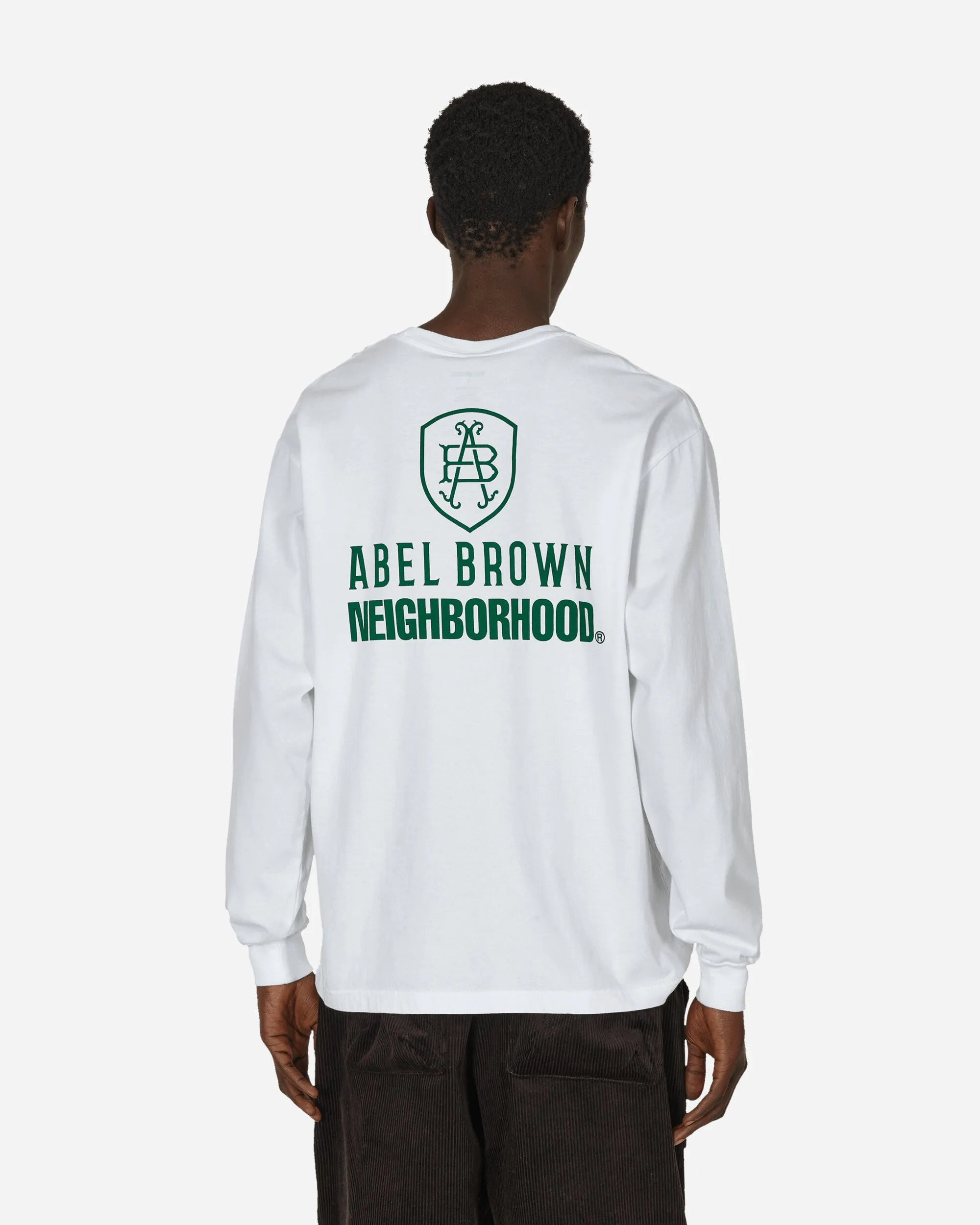 Abel Brown Longsleeve T-Shirt White