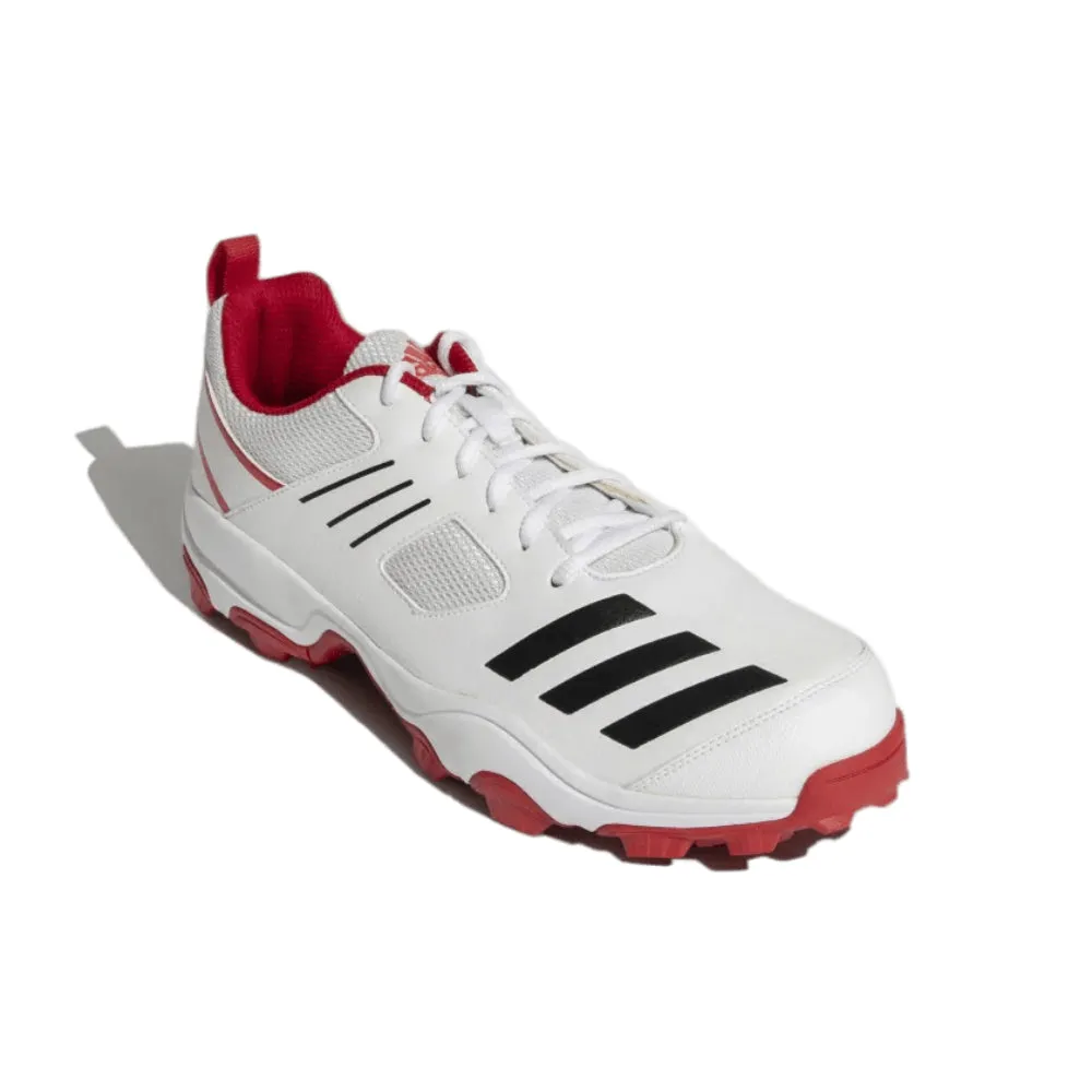 Adidas Men's Crihase Cricket Shoe (White/Black/Scarle)