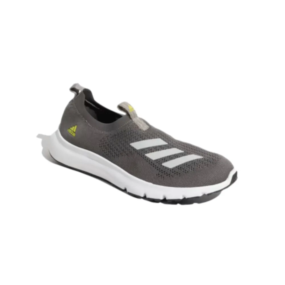 Adidas Men's Walkwagon Running Shoe (Dove Grey/Stone/Acid Yellow)