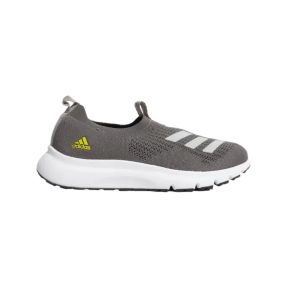 Adidas Men's Walkwagon Running Shoe (Dove Grey/Stone/Acid Yellow)