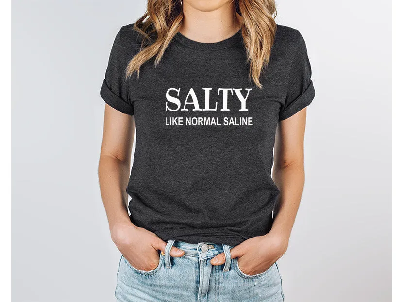 Adult Bella Canvas Tee | Salty Like Saline Tee