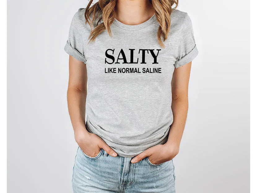 Adult Bella Canvas Tee | Salty Like Saline Tee