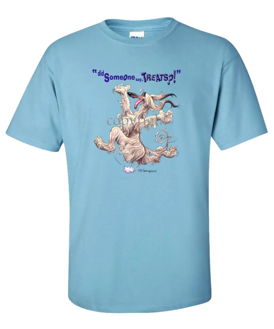 Afghan Hound - Treats - T-Shirt