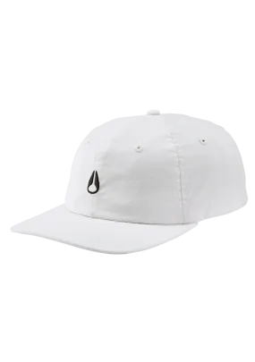 Agent Strapback Hat - White / Black