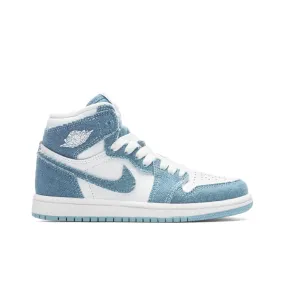 Air 1 High OG (PS) - White/Boarder Blue/Chile Red