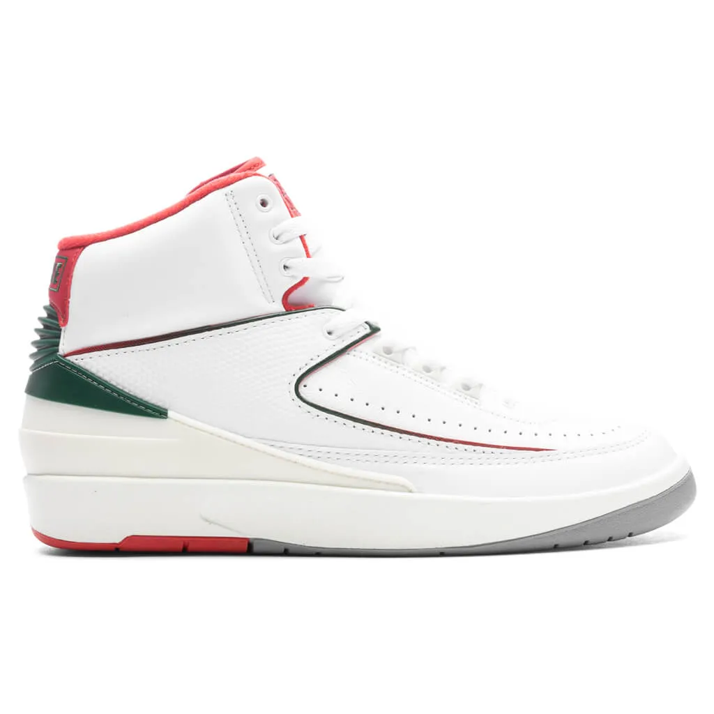 Air Jordan 2 Retro 'Italy' - White/Fire Red