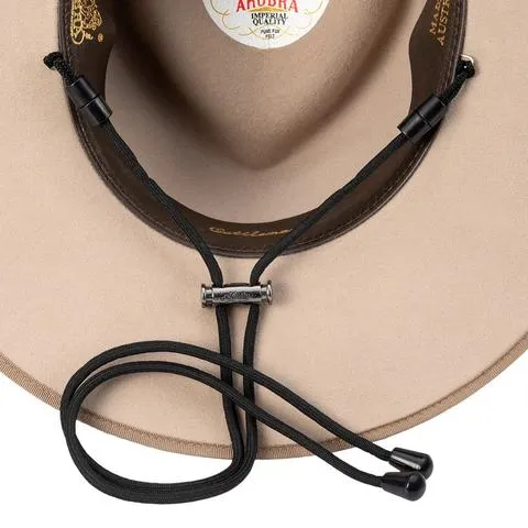 Akubra Chinstrap - Black | Tan