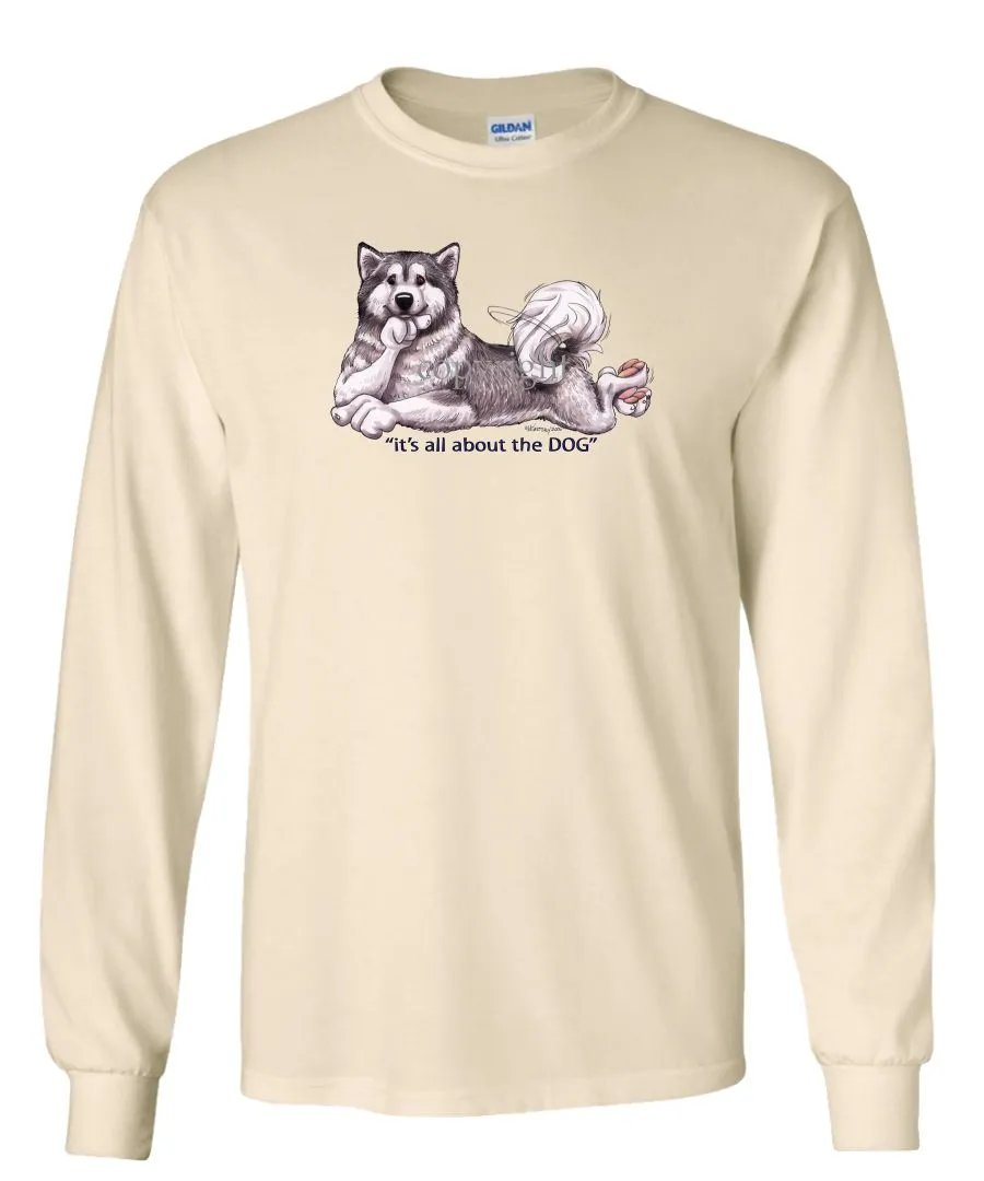 Alaskan Malamute - All About The Dog - Long Sleeve T-Shirt