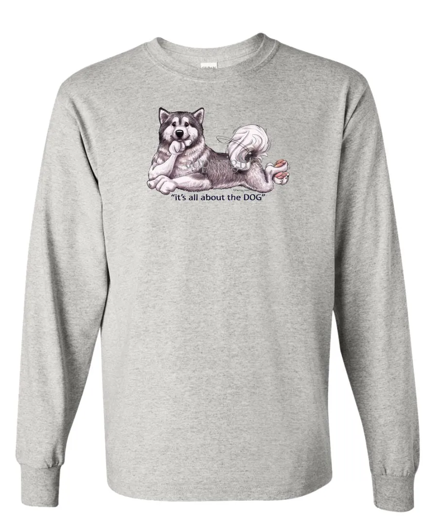 Alaskan Malamute - All About The Dog - Long Sleeve T-Shirt