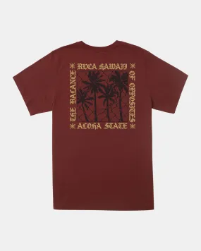 Aloha Fence T-Shirt - Red Earth