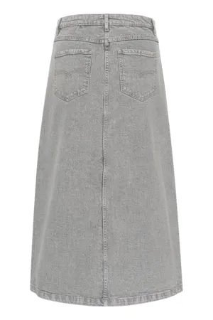 Ami Grey Denim Skirt