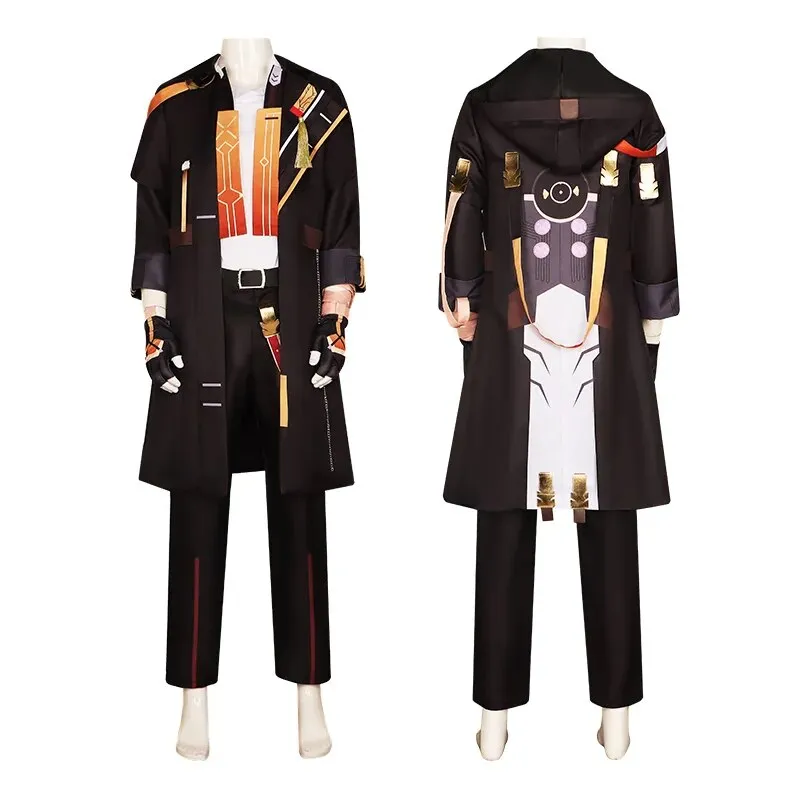 Anime Game Honkai: Star Rail Cos Trailblazer Male Stage Role-playing Outer Coat Inner Coat Pants Gloves Etc. Costume Set