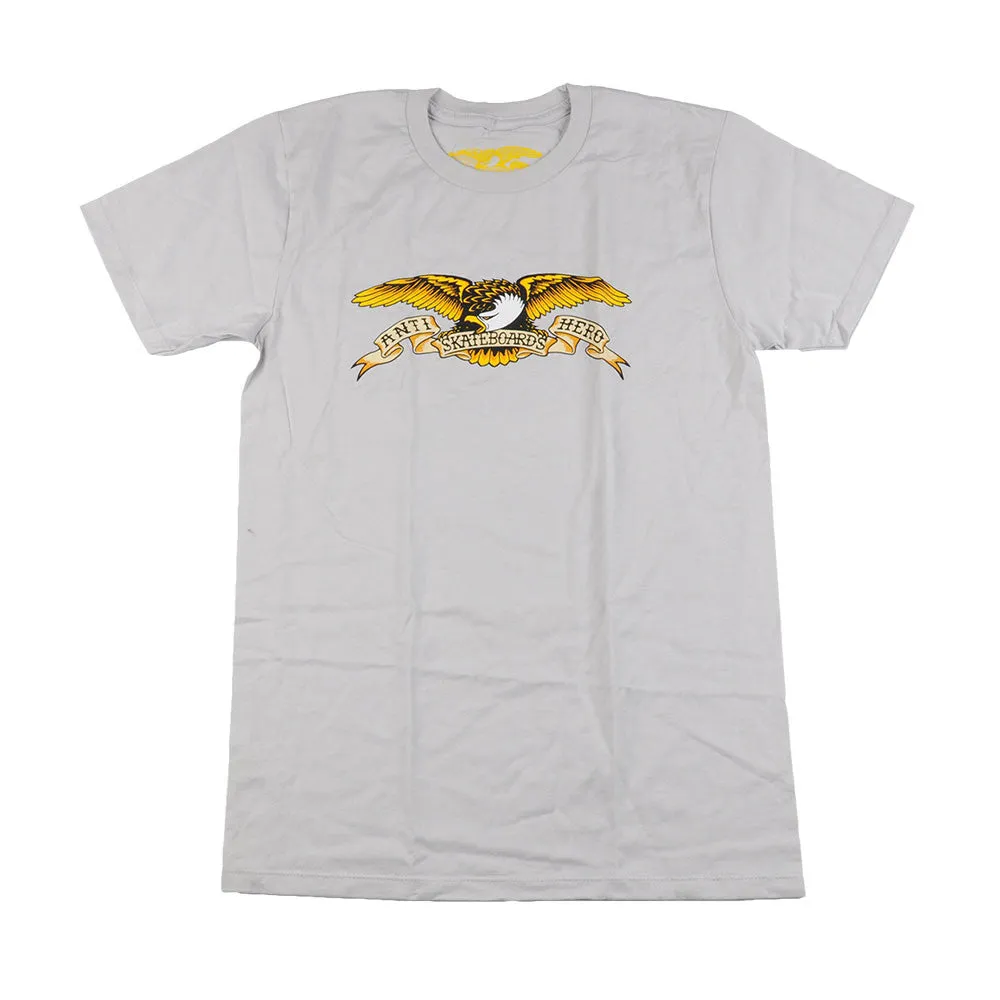 Anti-Hero Eagle Slim S/S - Silver - Men's T-Shirt