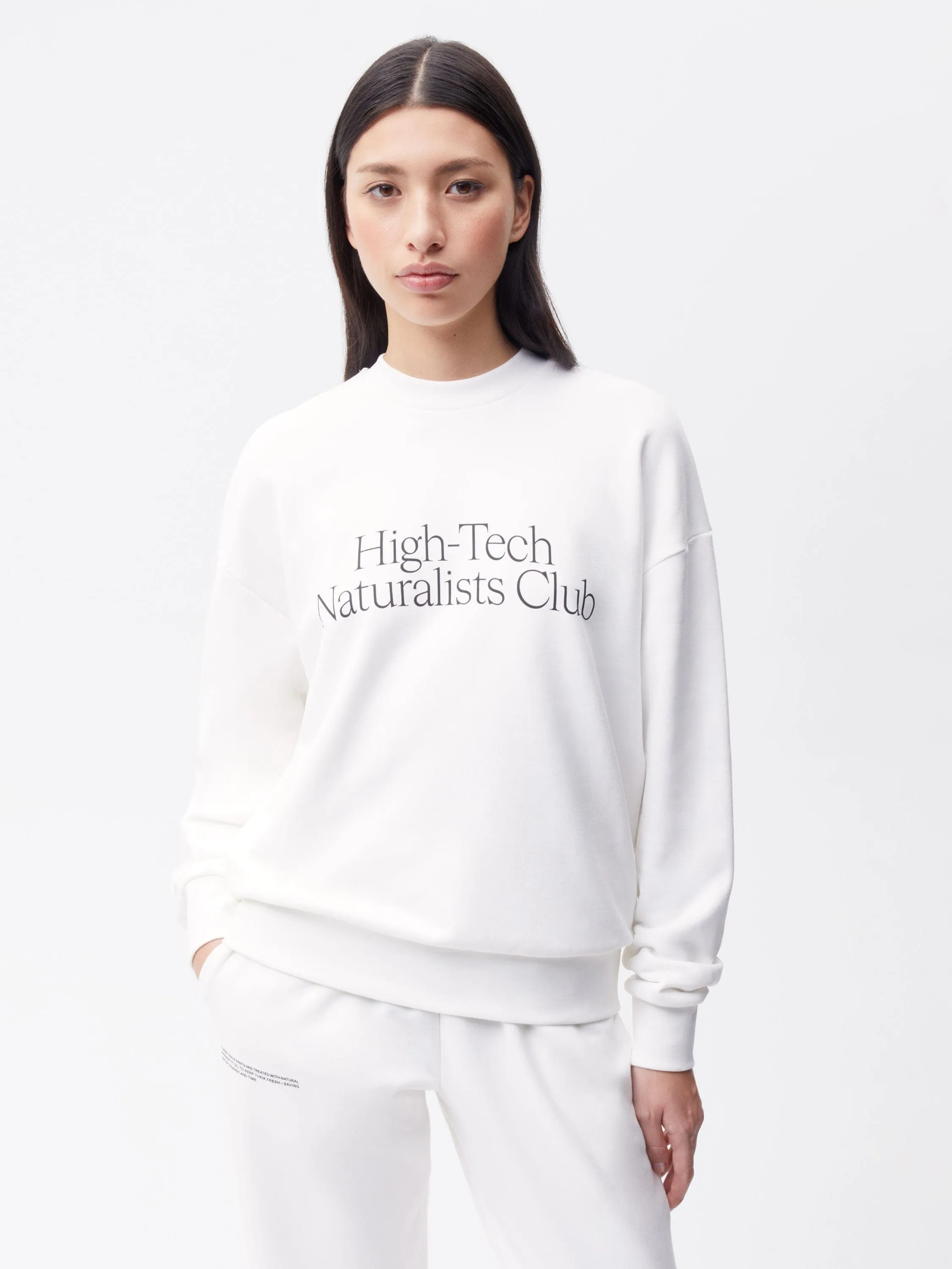 Archive High-Tech Naturalists Club Sweatshirt—off-white