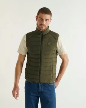 Army Arafo stretch sleeveless puffer jacket