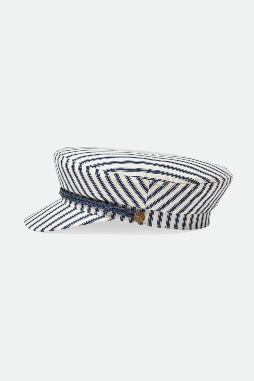 Ashland Cap - Dove Stripe