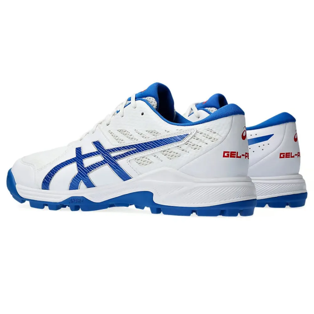 ASICS Men's Gel-Peake 2 Cricket Shoe (White/Tuna Blue)