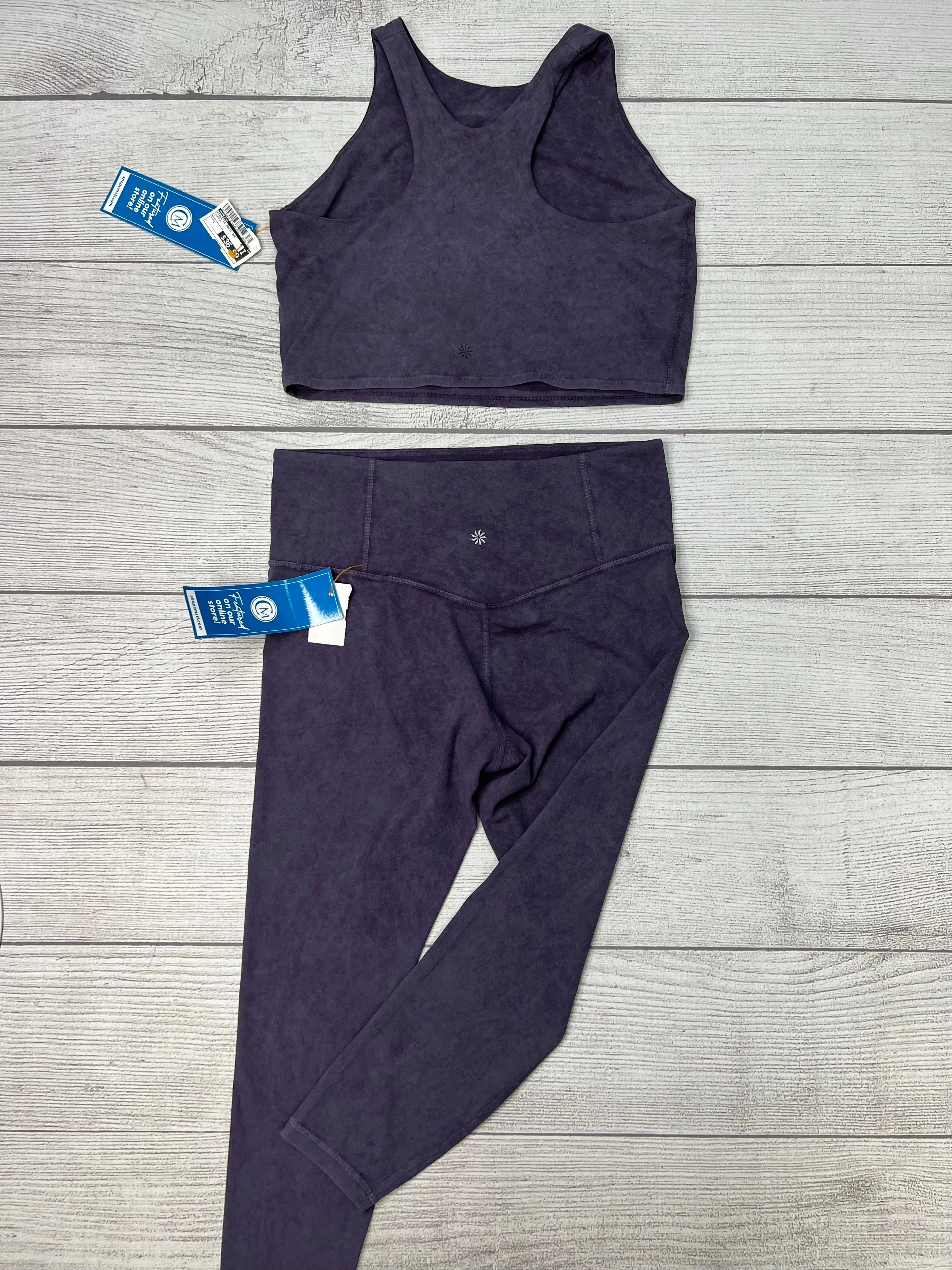 Athletic Pants 2pc By Athleta In Purple, Size: L