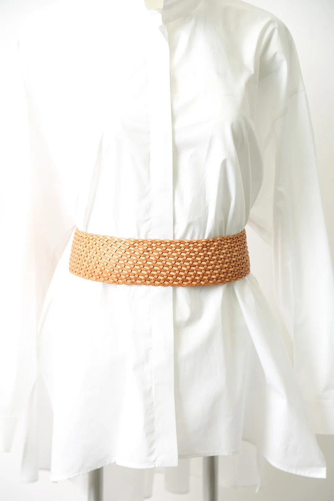 AVI LEATHER WEAVE BELT