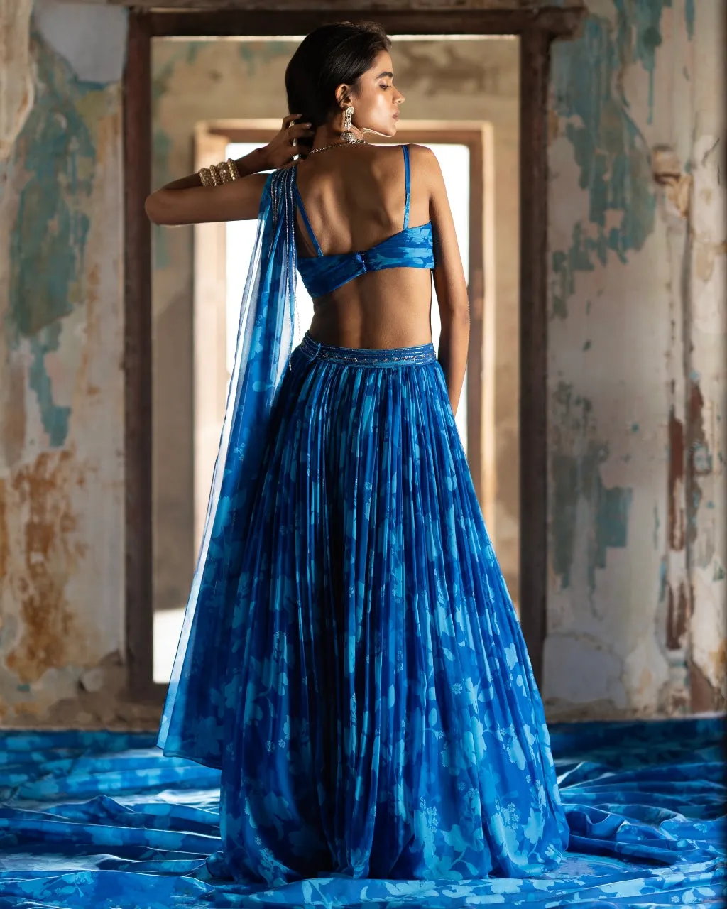 Bagh Sapphire Lehenga Set