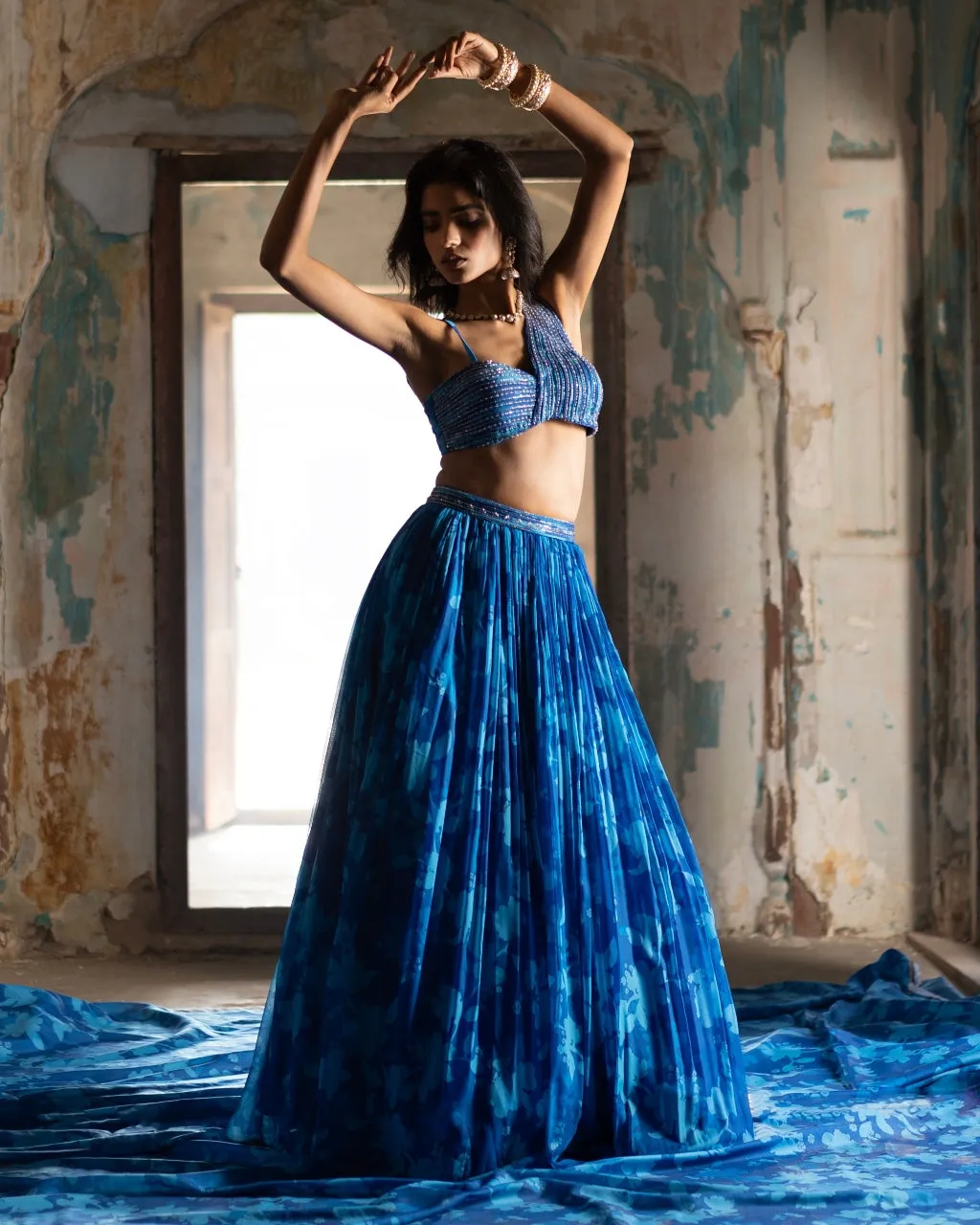 Bagh Sapphire Lehenga Set