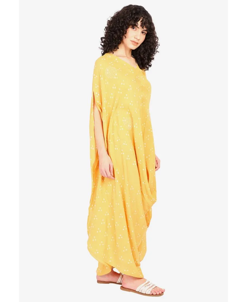 Bandhani Drape Dress