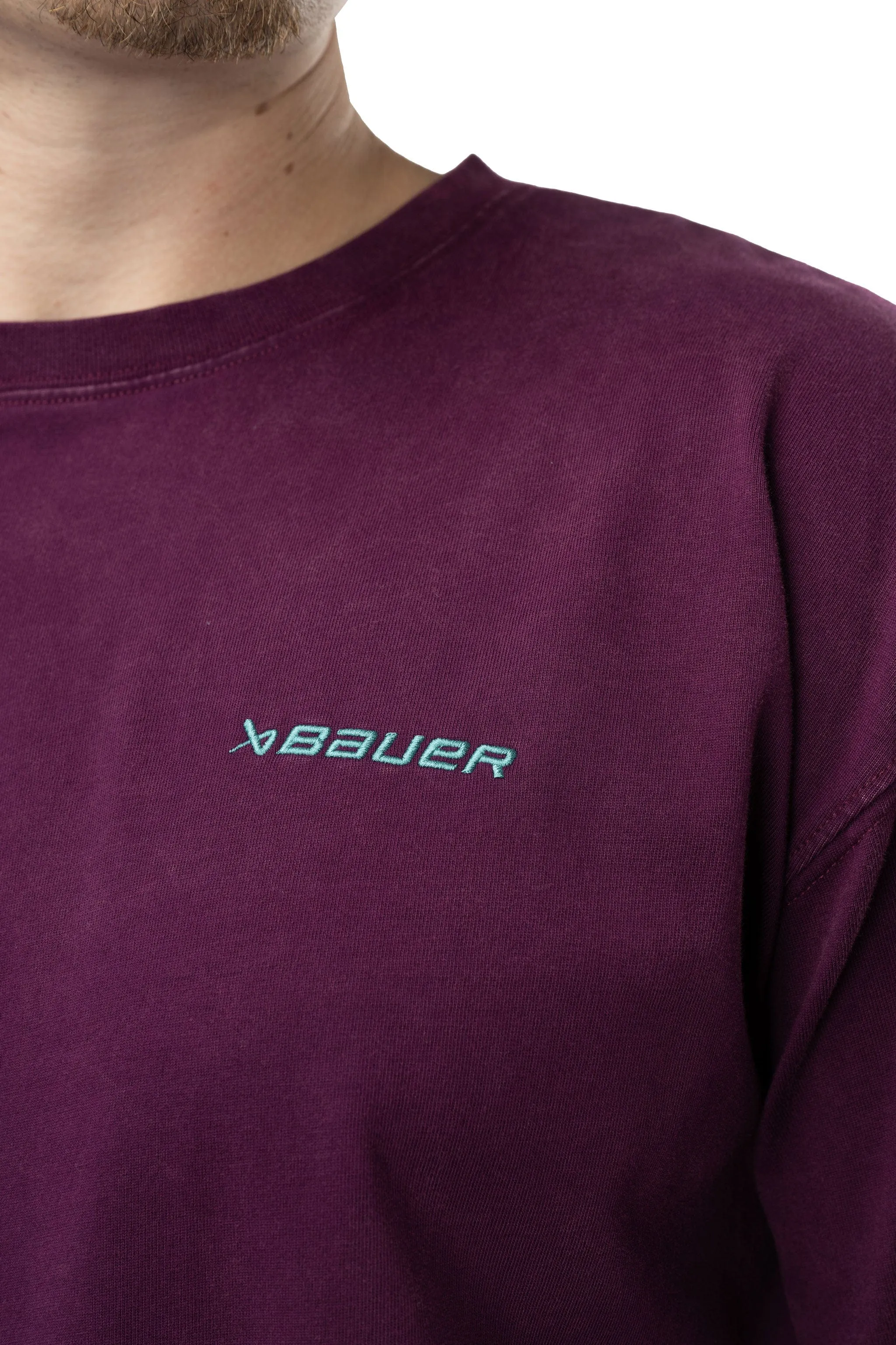 Bauer Acidwash Shortsleeve Shirt - Purple