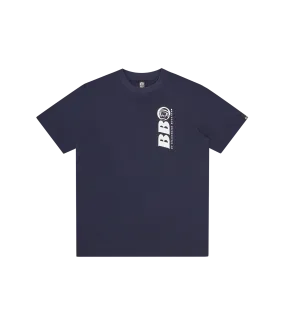 BB ASTRO REPEAT LOGO T-SHIRT - NAVY