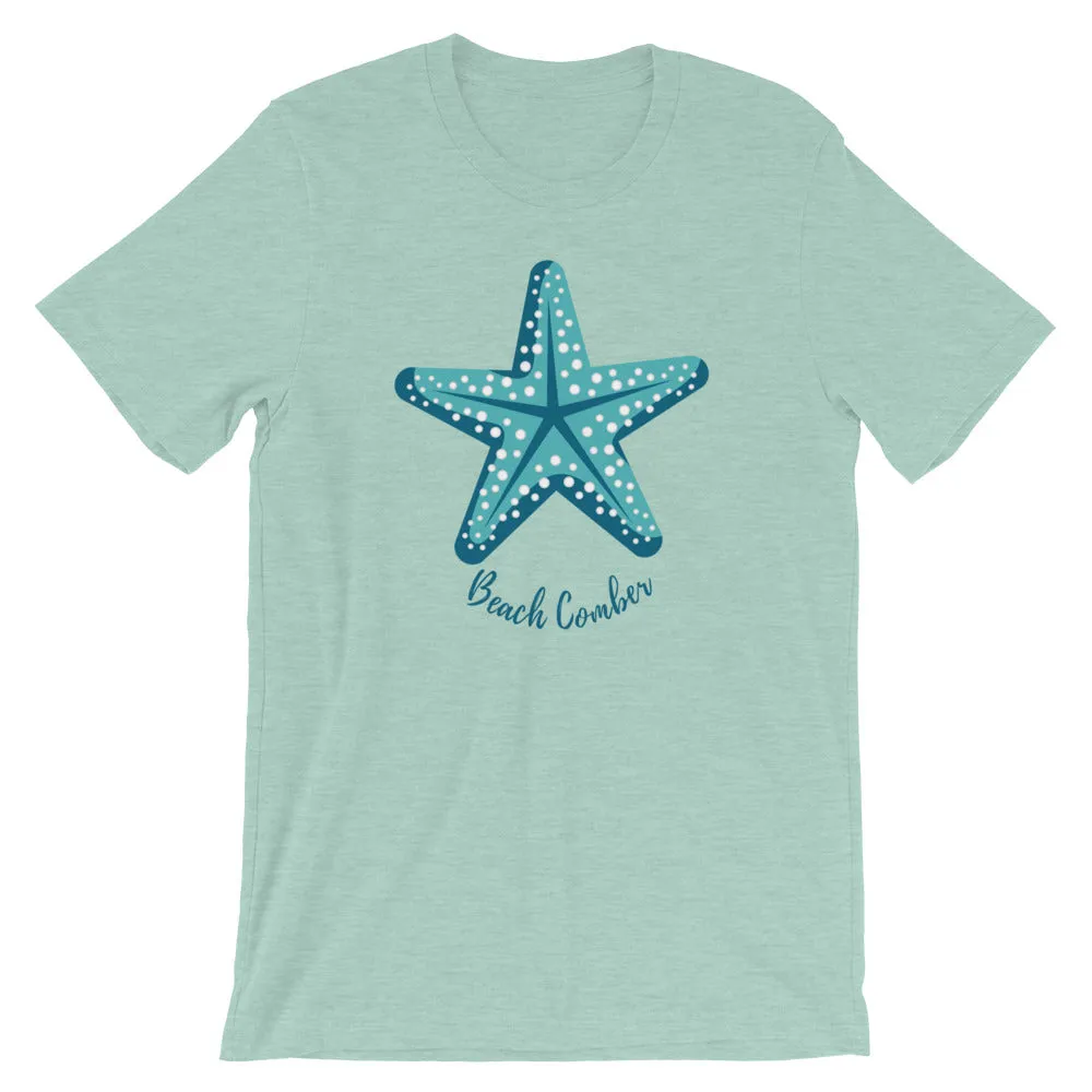 Beach Comber Teal Starfish T-Shirt