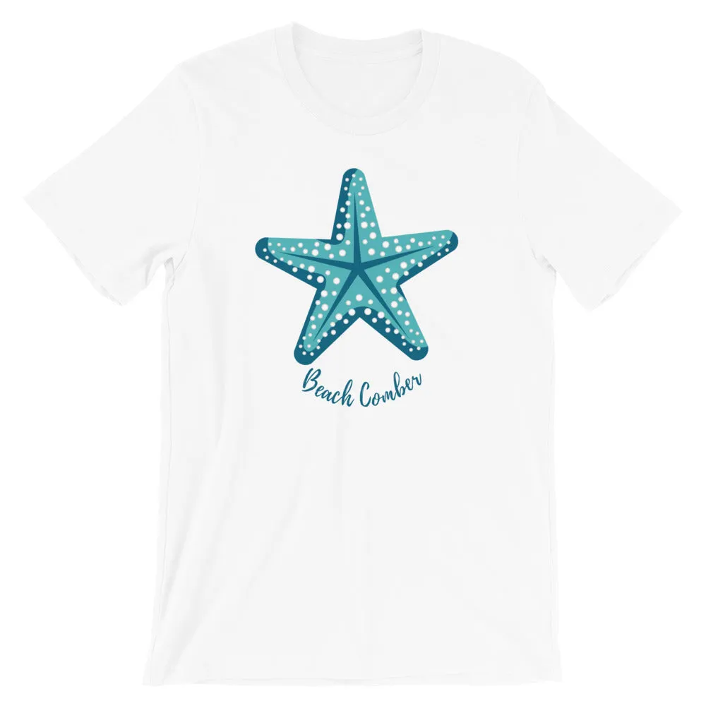 Beach Comber Teal Starfish T-Shirt