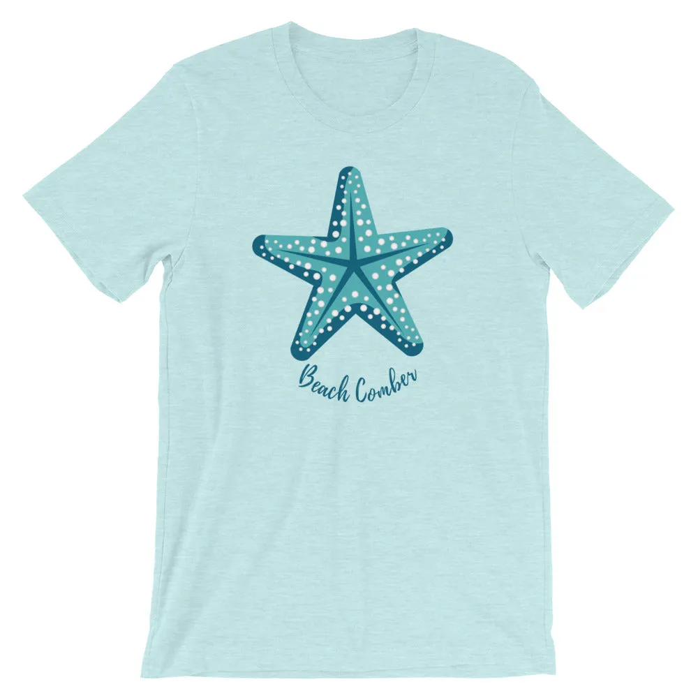 Beach Comber Teal Starfish T-Shirt